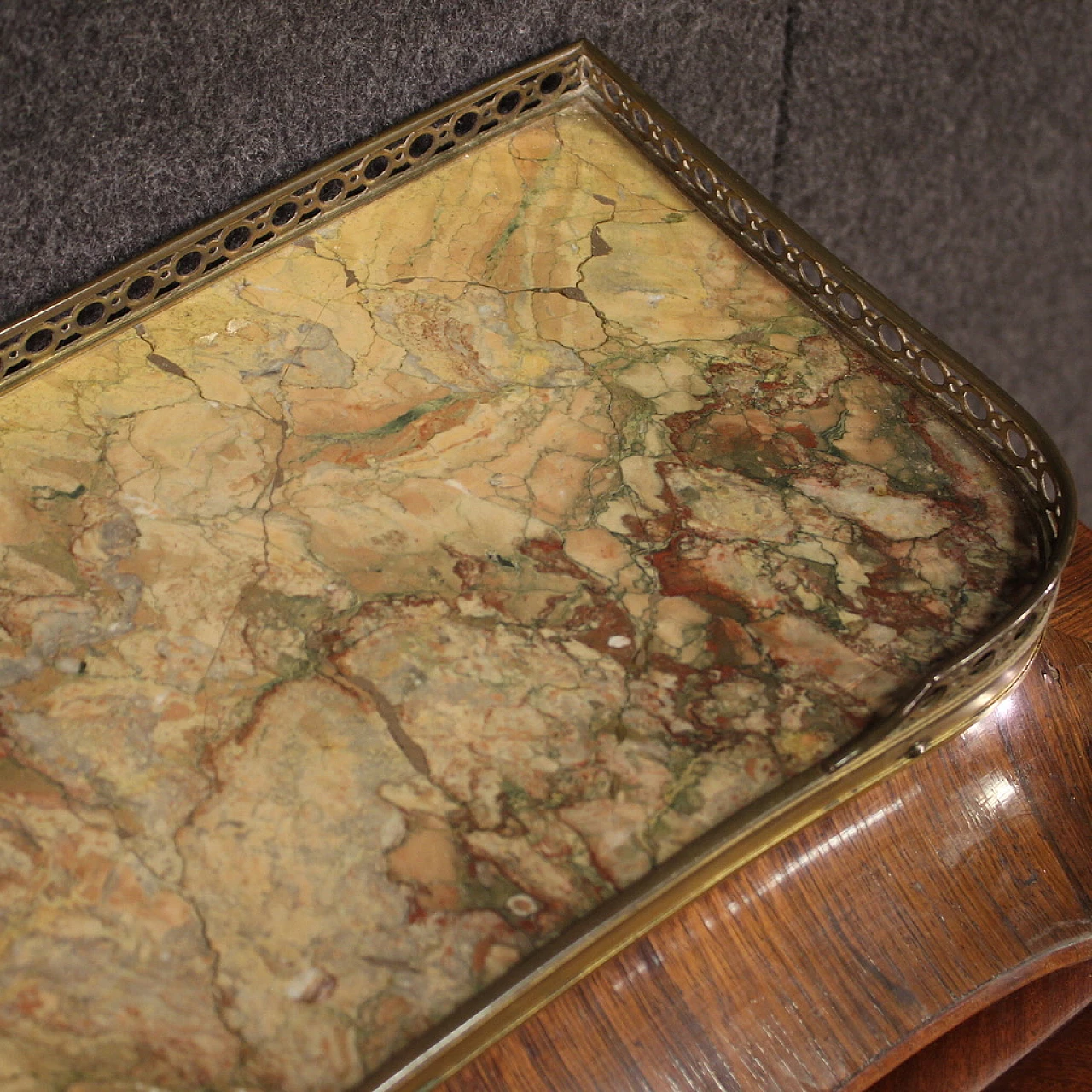 Napoleon III veneered wood roll top desk, late 19th century 4