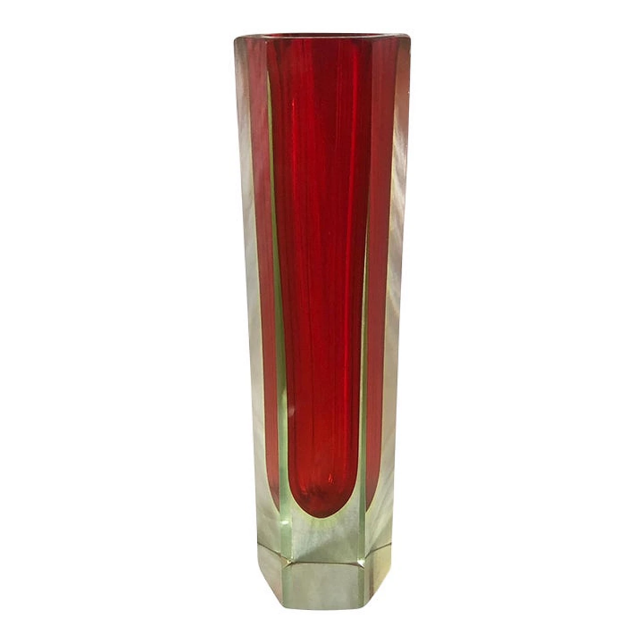 Submerged glass vase in the style of Alessandro Mandruzzato, 1970s 1