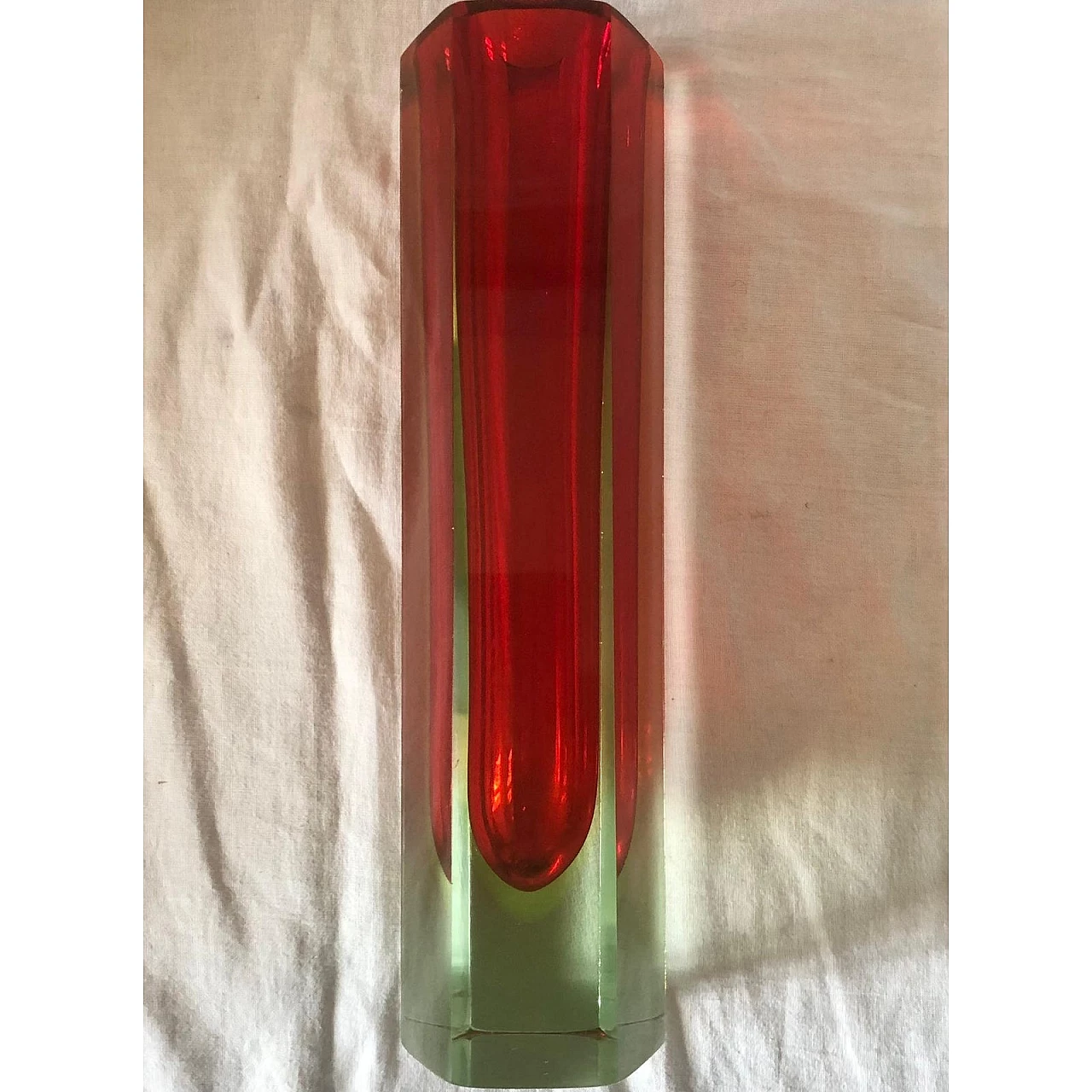 Submerged glass vase in the style of Alessandro Mandruzzato, 1970s 2