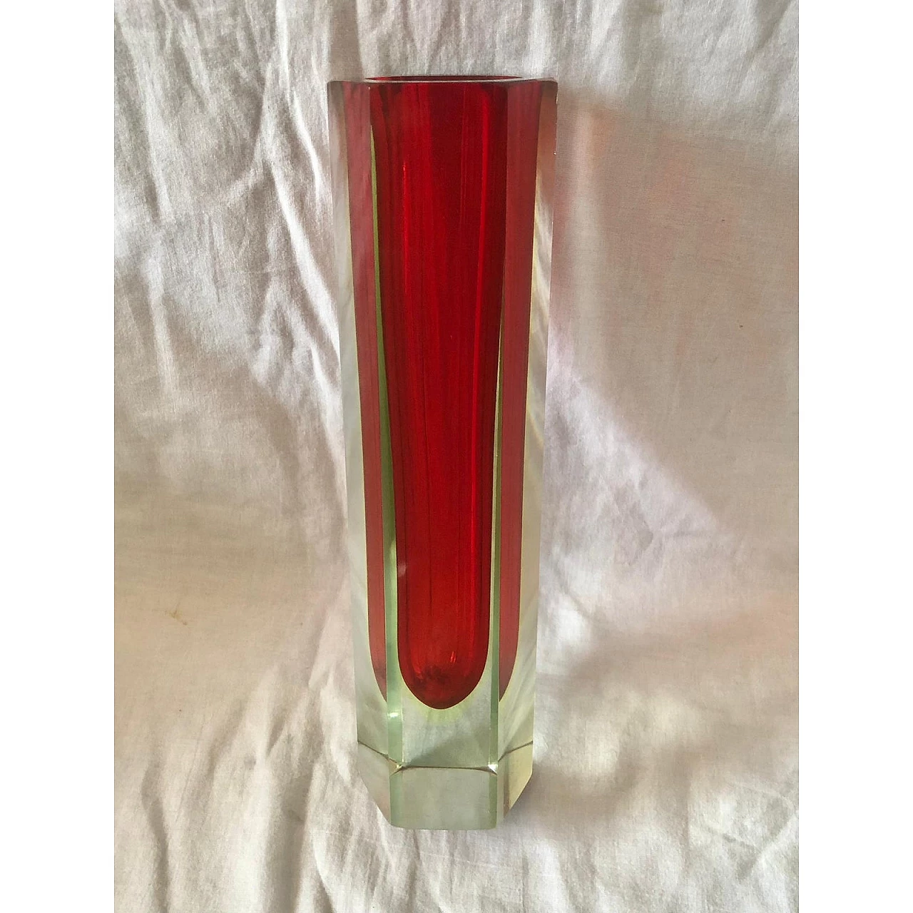 Submerged glass vase in the style of Alessandro Mandruzzato, 1970s 3