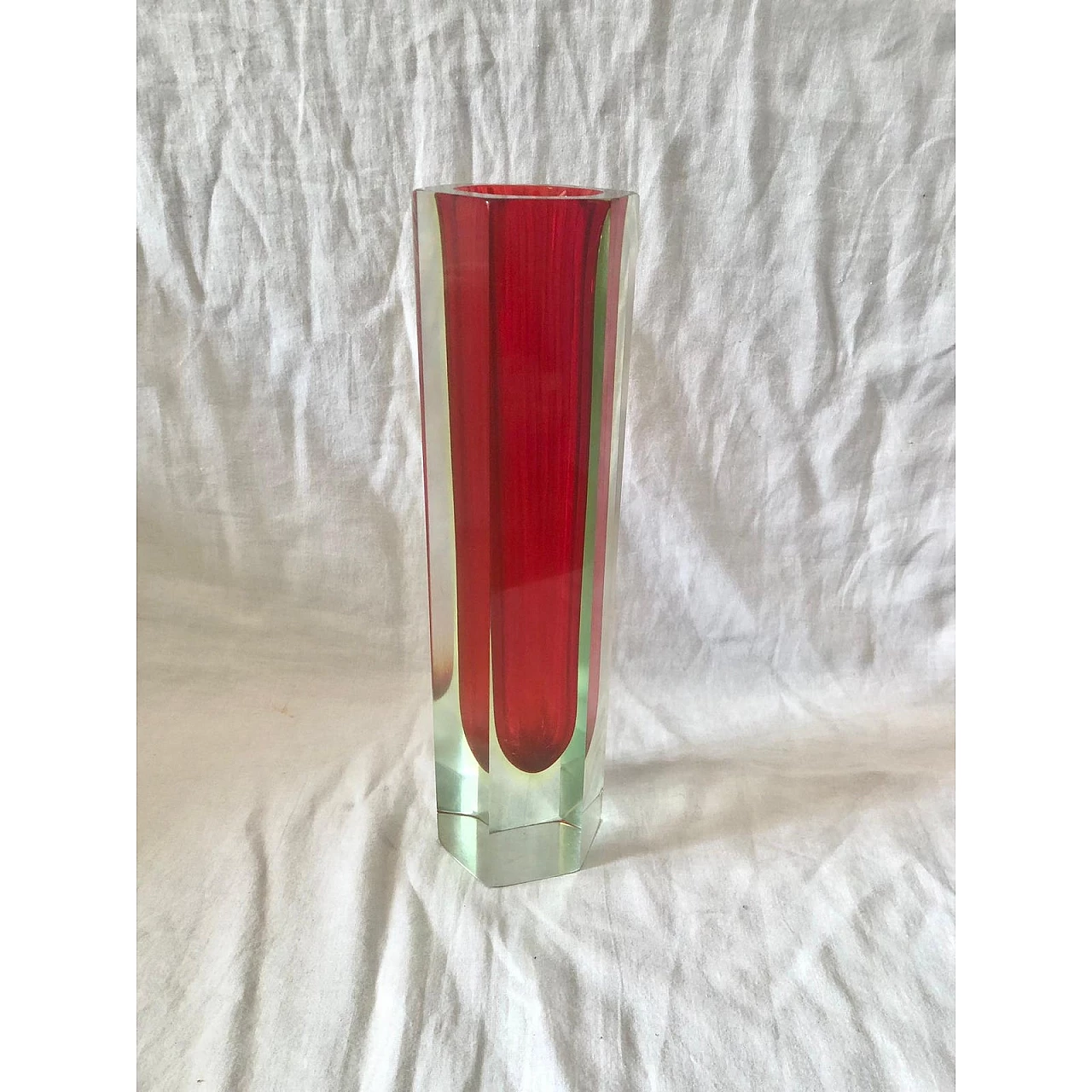 Submerged glass vase in the style of Alessandro Mandruzzato, 1970s 4