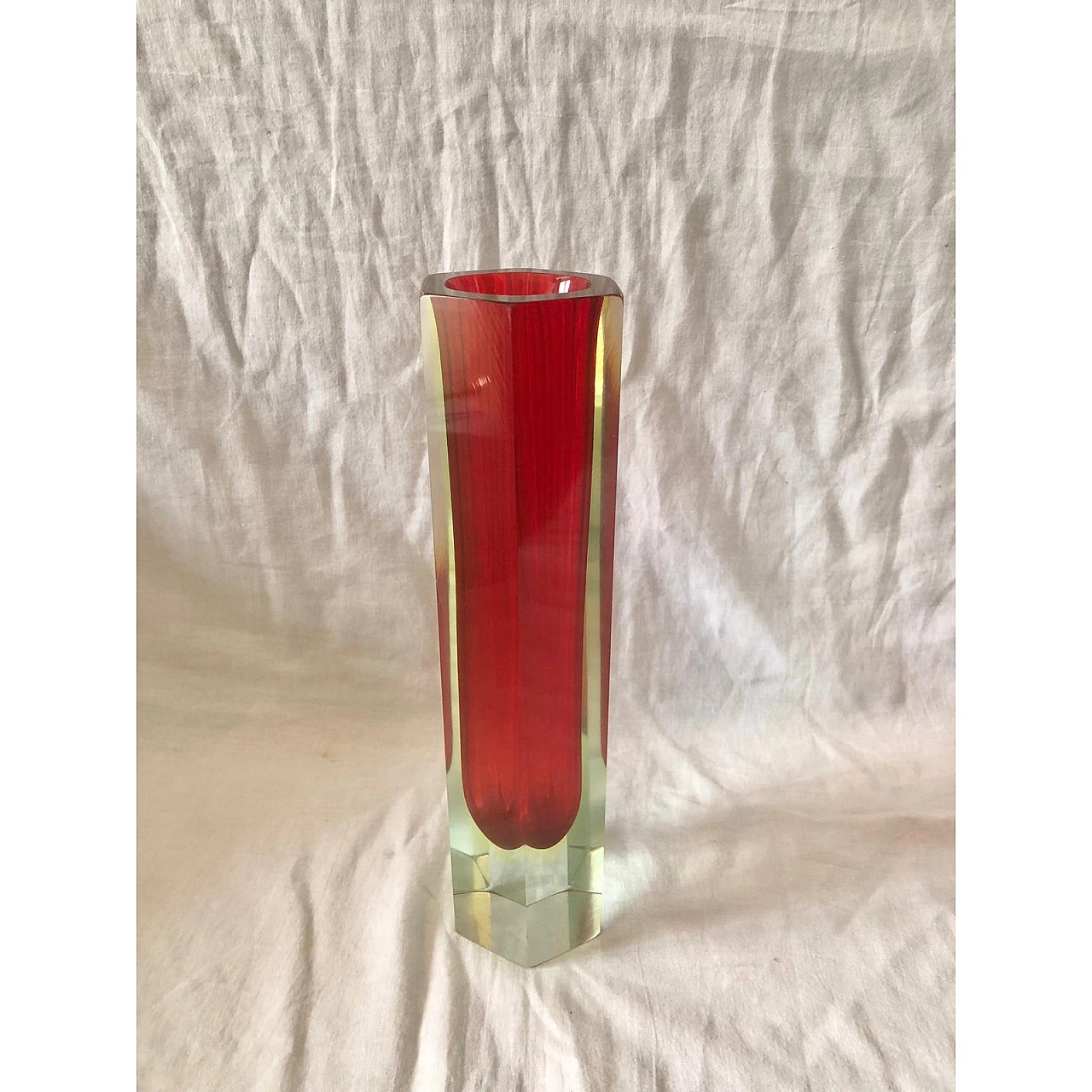 Submerged glass vase in the style of Alessandro Mandruzzato, 1970s 5