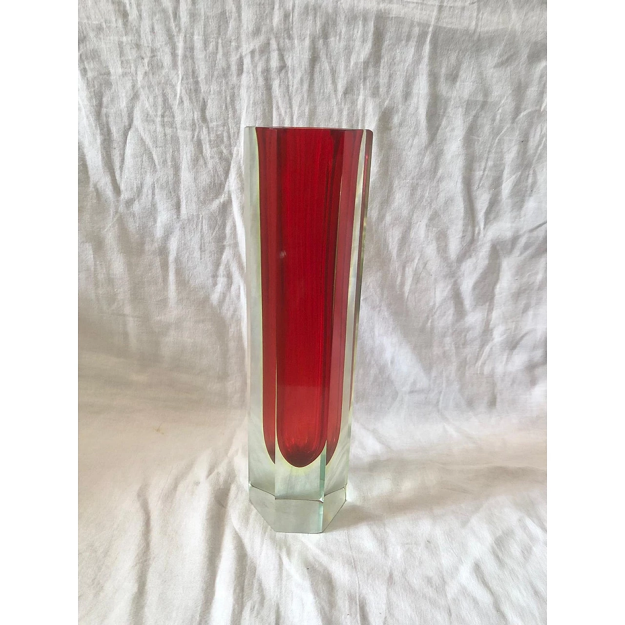 Submerged glass vase in the style of Alessandro Mandruzzato, 1970s 9