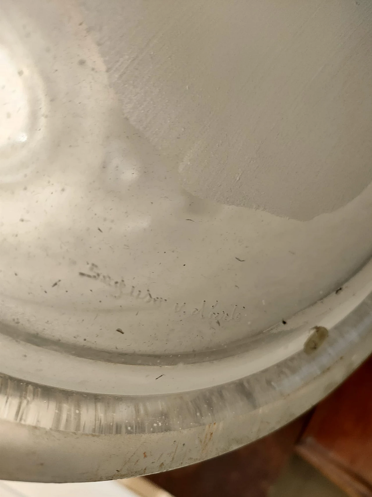 Vaso Scavo con tre anse in vetro bianco di Seguso, anni '80 7