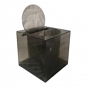 Secchiello da ghiaccio quadrato in acrilico di Studio O.P.I. per Cini & Nils, 1974