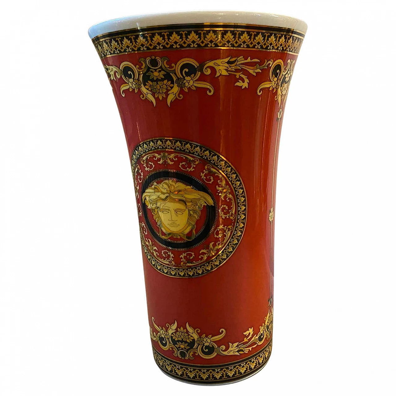 Vaso Medusa in porcellana di Gianni Versace per Rosenthal, anni '90 1