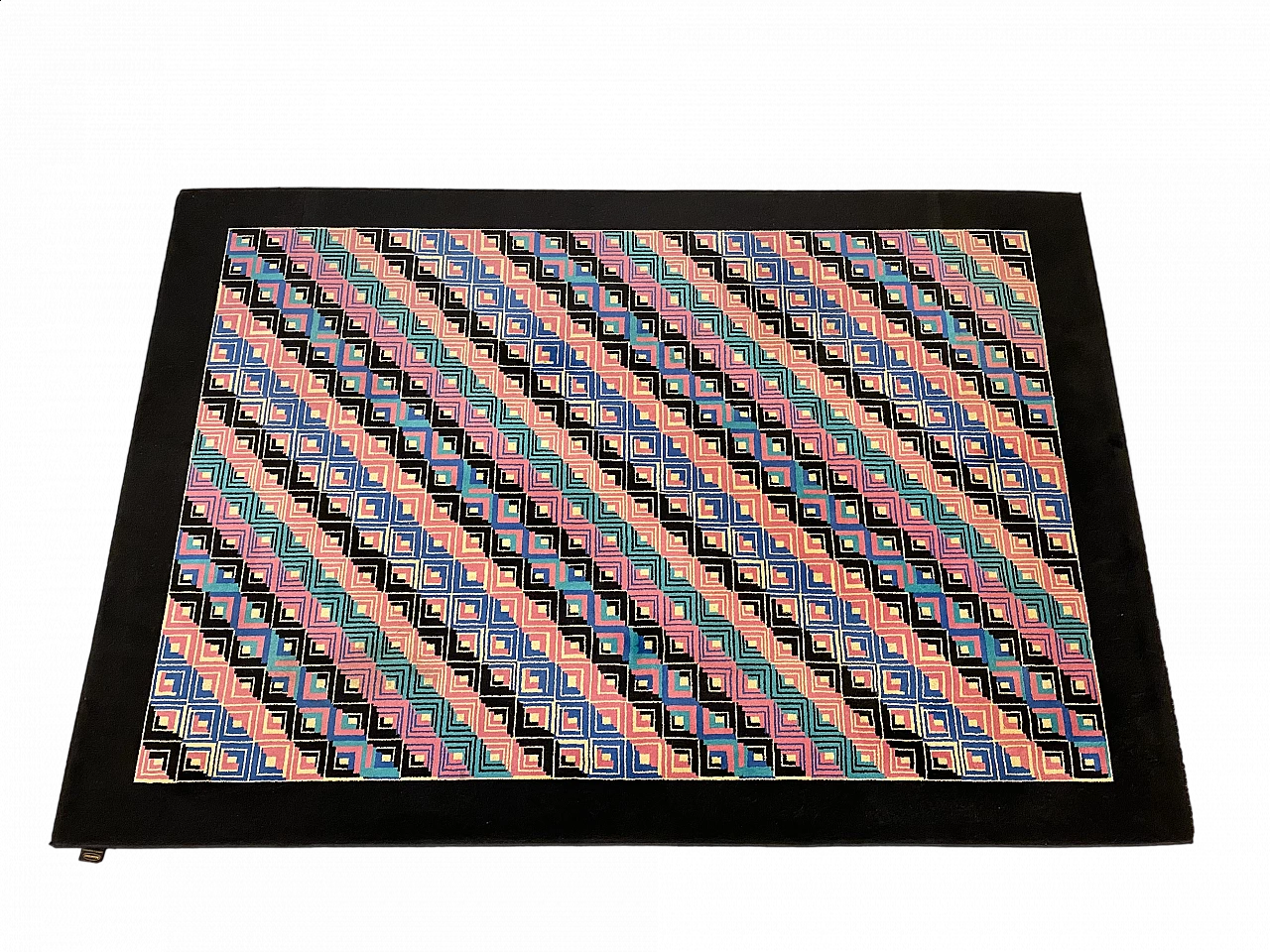 Diagonal Estate rug by Missoni, 1980s 9