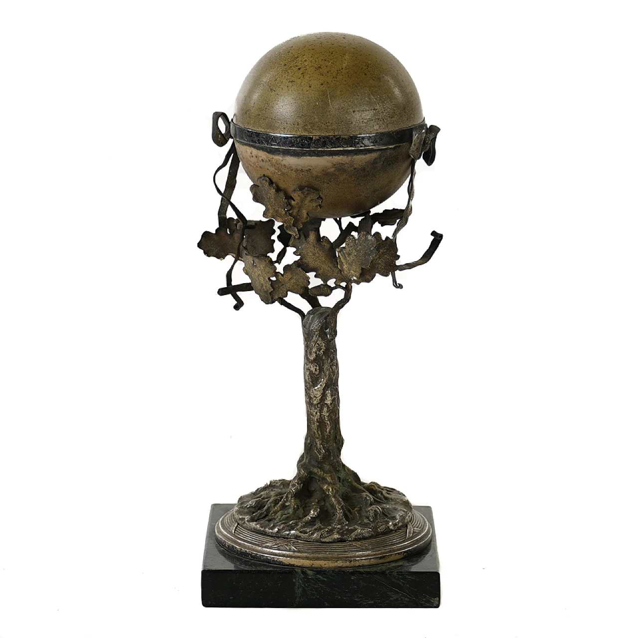 Art Nouveau marble and metal alloy competition trophy, 1920s 3