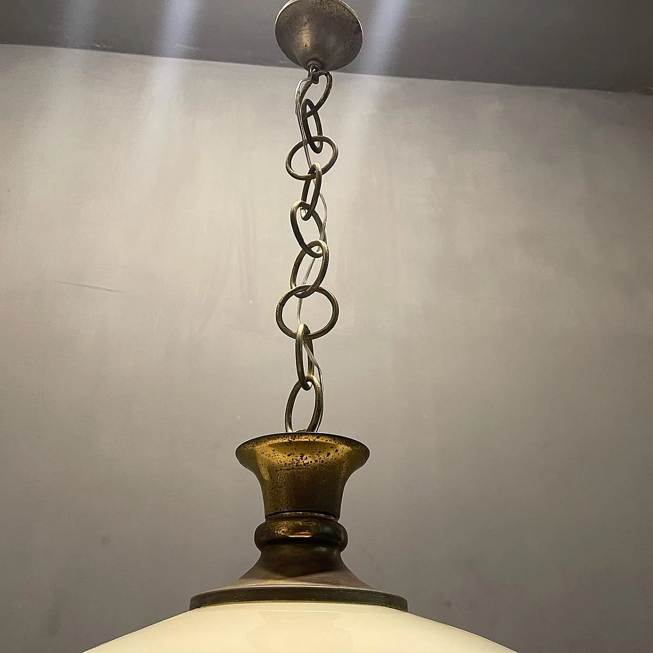 Blown Murano glass chandelier, 1950s 1