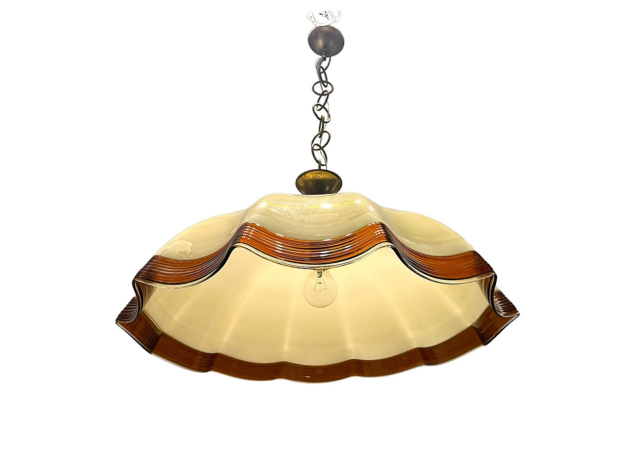 Blown Murano glass chandelier, 1950s 2