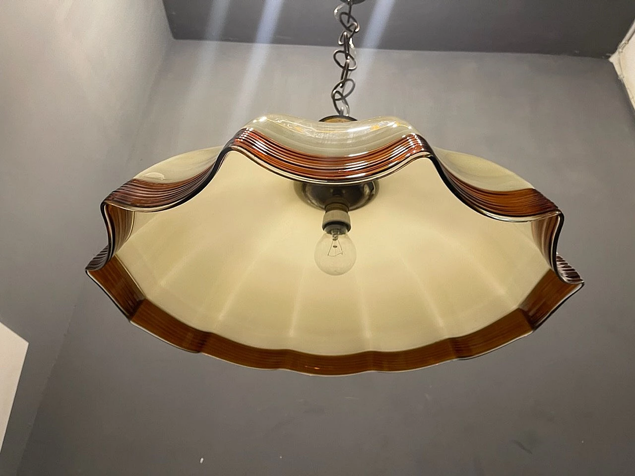 Blown Murano glass chandelier, 1950s 6