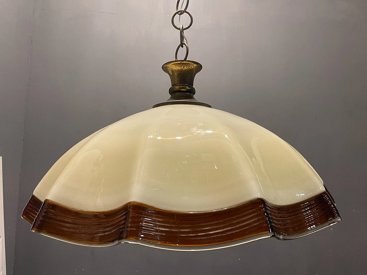 Blown Murano glass chandelier, 1950s 8