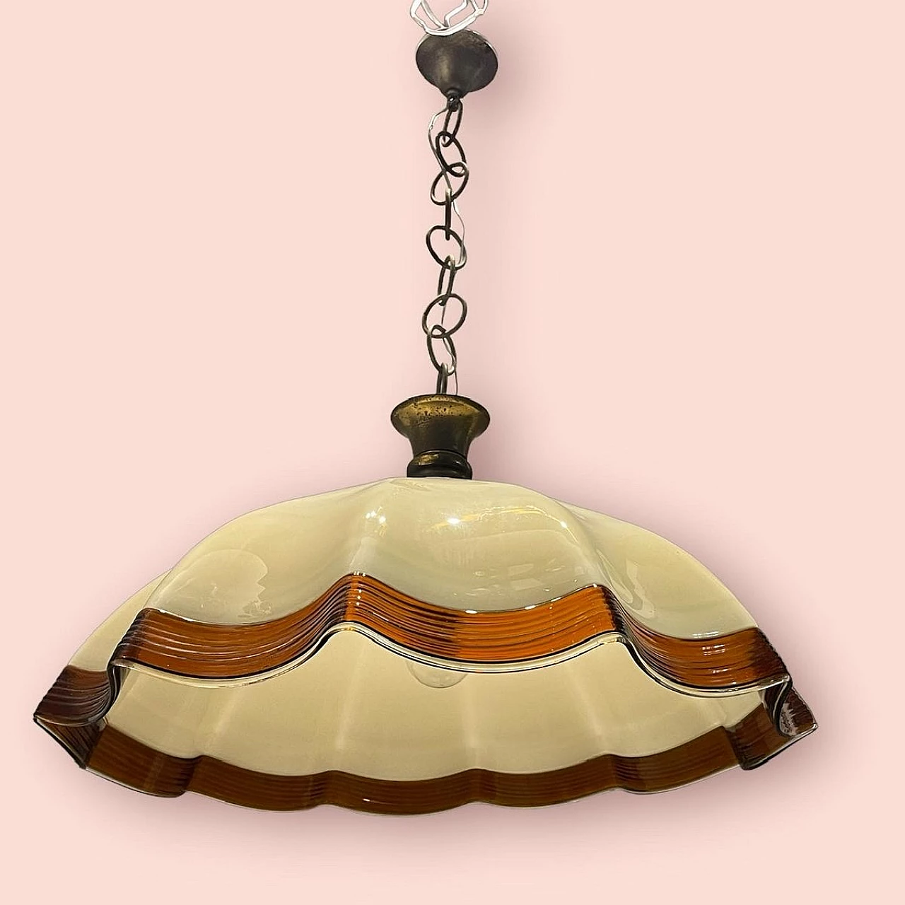 Blown Murano glass chandelier, 1950s 9