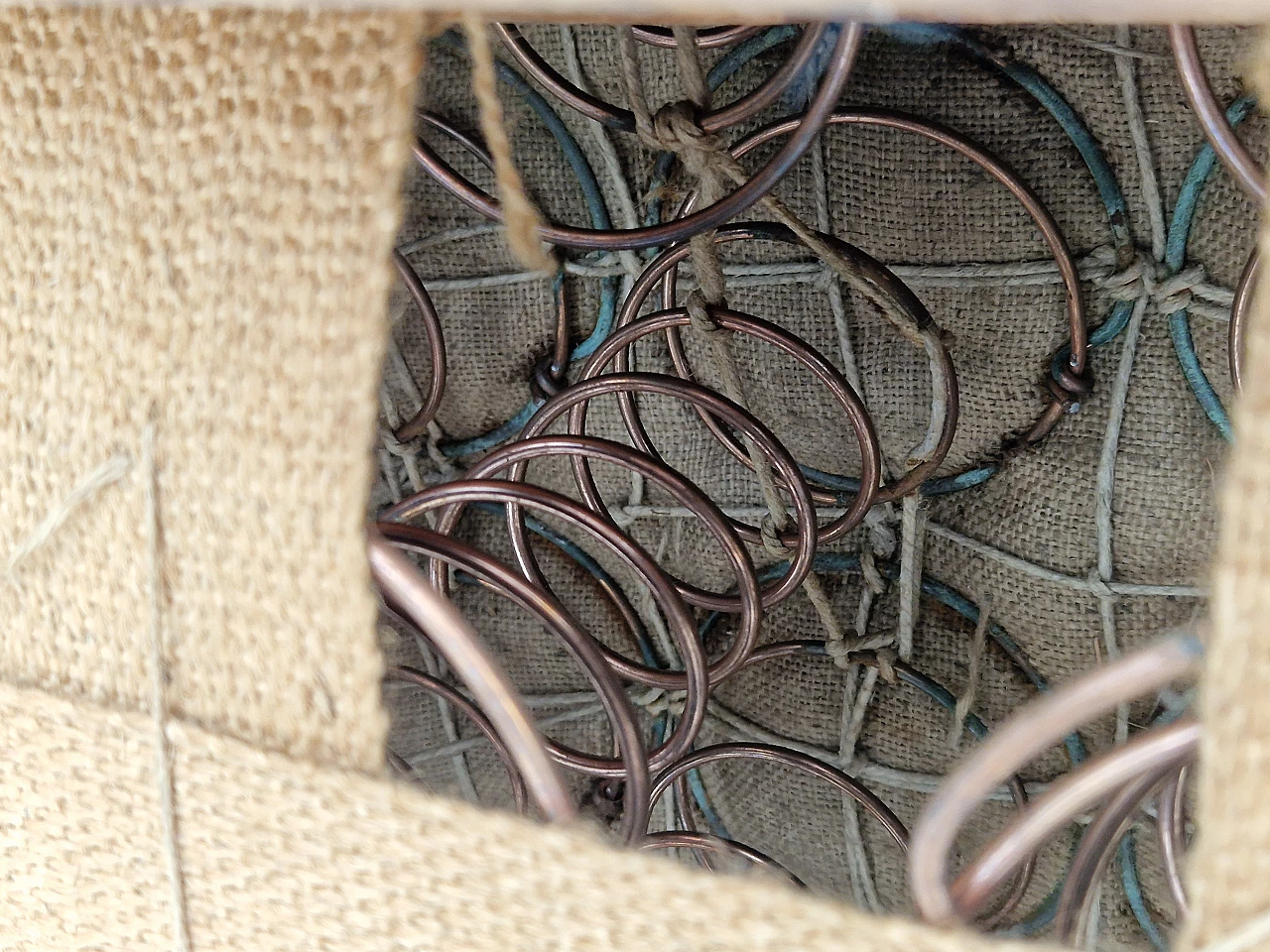 Pair of Danish oak armchairs upholstered in green fabric, 1950s 20