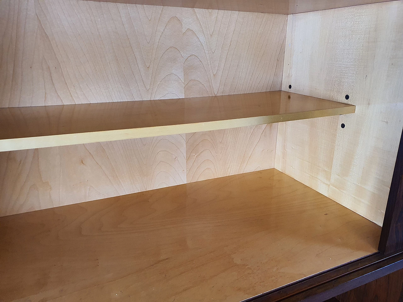 Credenza in palissandro stile scandinavo con ante scorrevoli di IMA Mobili, anni '70 12