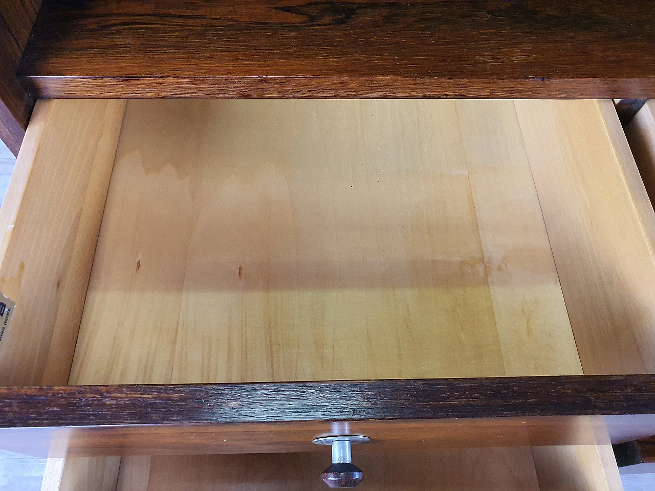 Credenza in palissandro stile scandinavo con ante scorrevoli di IMA Mobili, anni '70 25