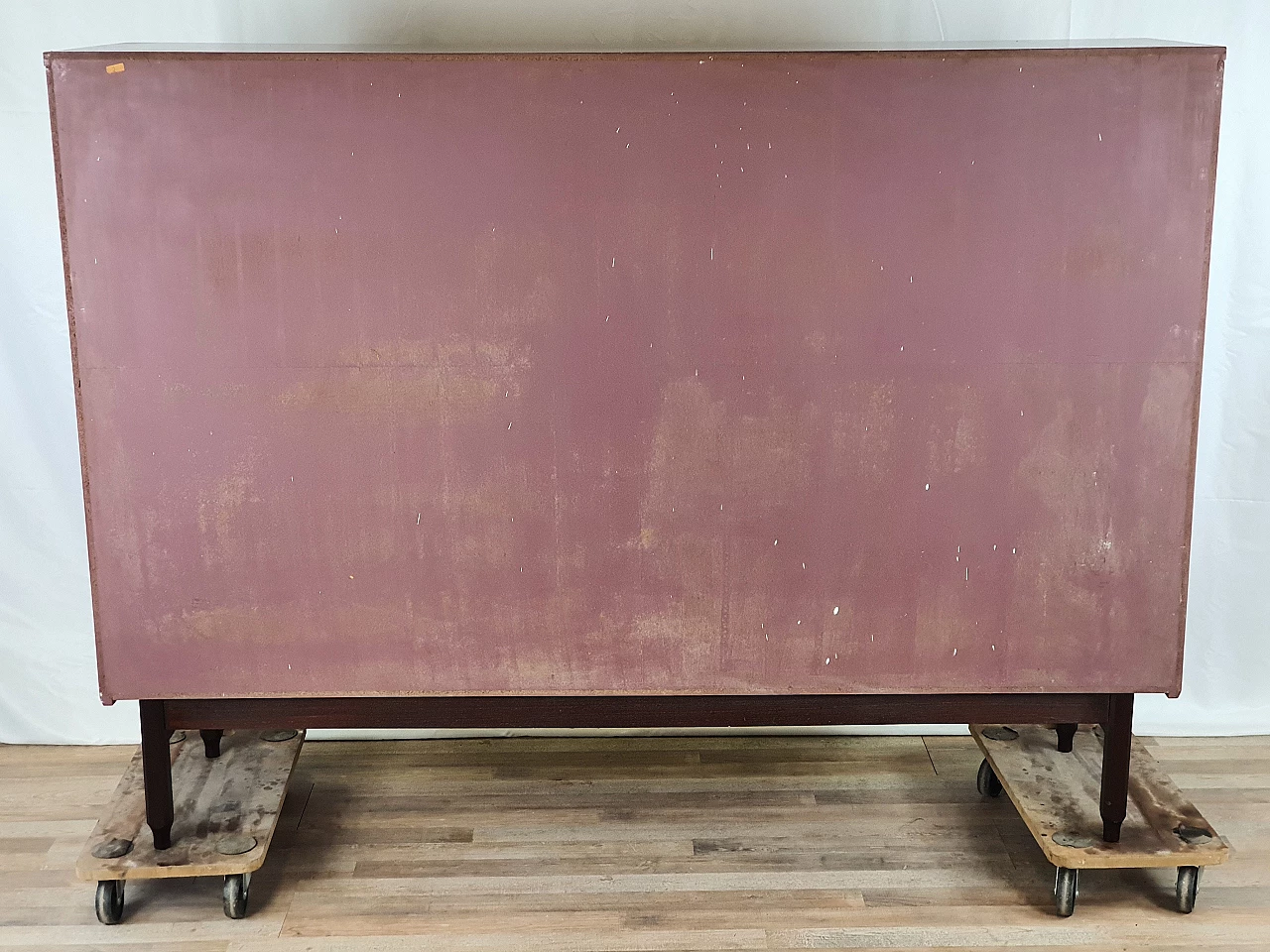 Credenza in palissandro stile scandinavo con ante scorrevoli di IMA Mobili, anni '70 42