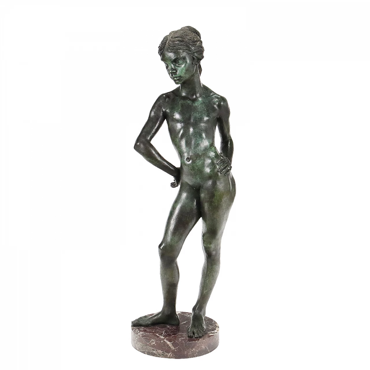 Marcello Tommasi, Carolina, bronze sculpture, 1968 1