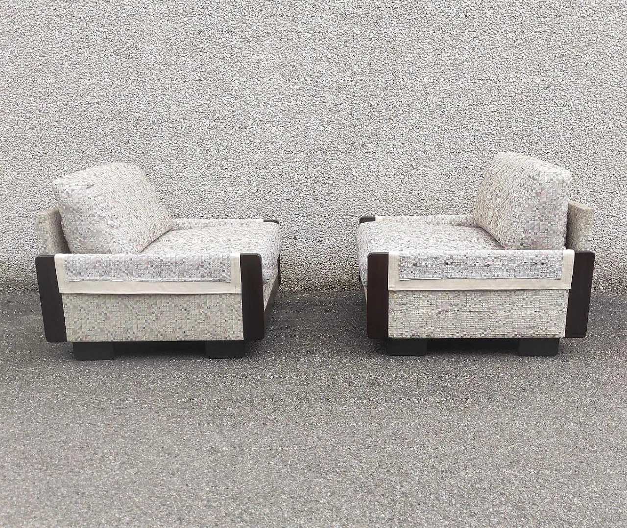 Pair of 920 armchairs by Afra and Tobia Scarpa for Cassina, 1960s 5
