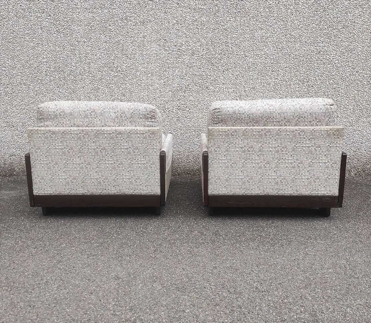 Pair of 920 armchairs by Afra and Tobia Scarpa for Cassina, 1960s 6