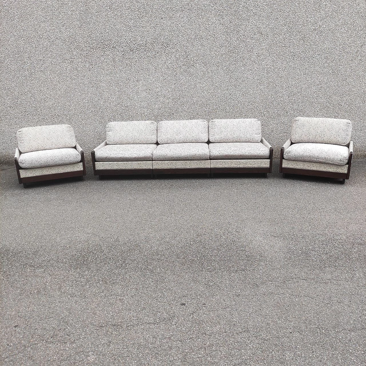 Pair of 920 armchairs by Afra and Tobia Scarpa for Cassina, 1960s 10