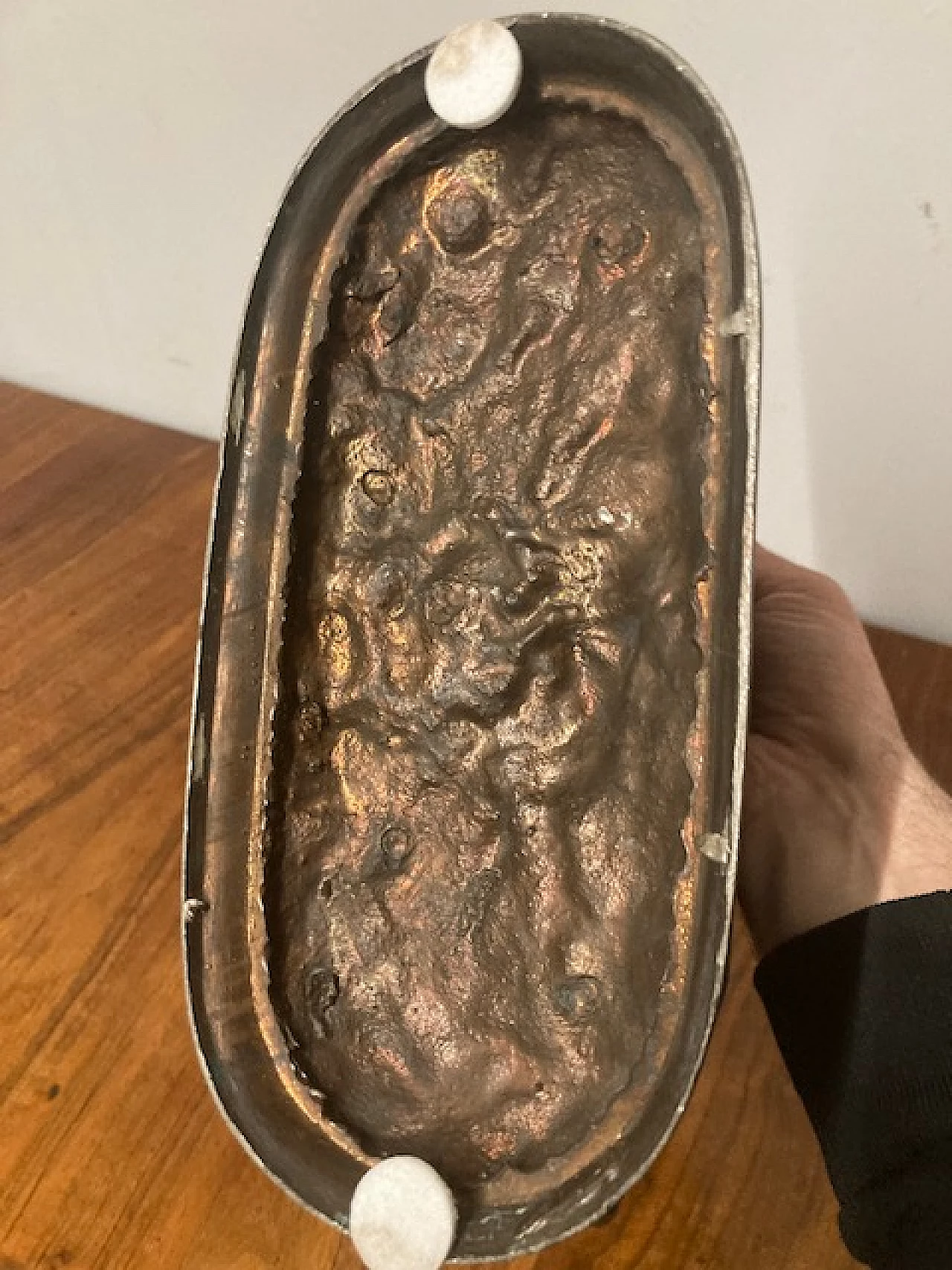 Scultura di cavallo e uomo in antimonio, fine '800 7