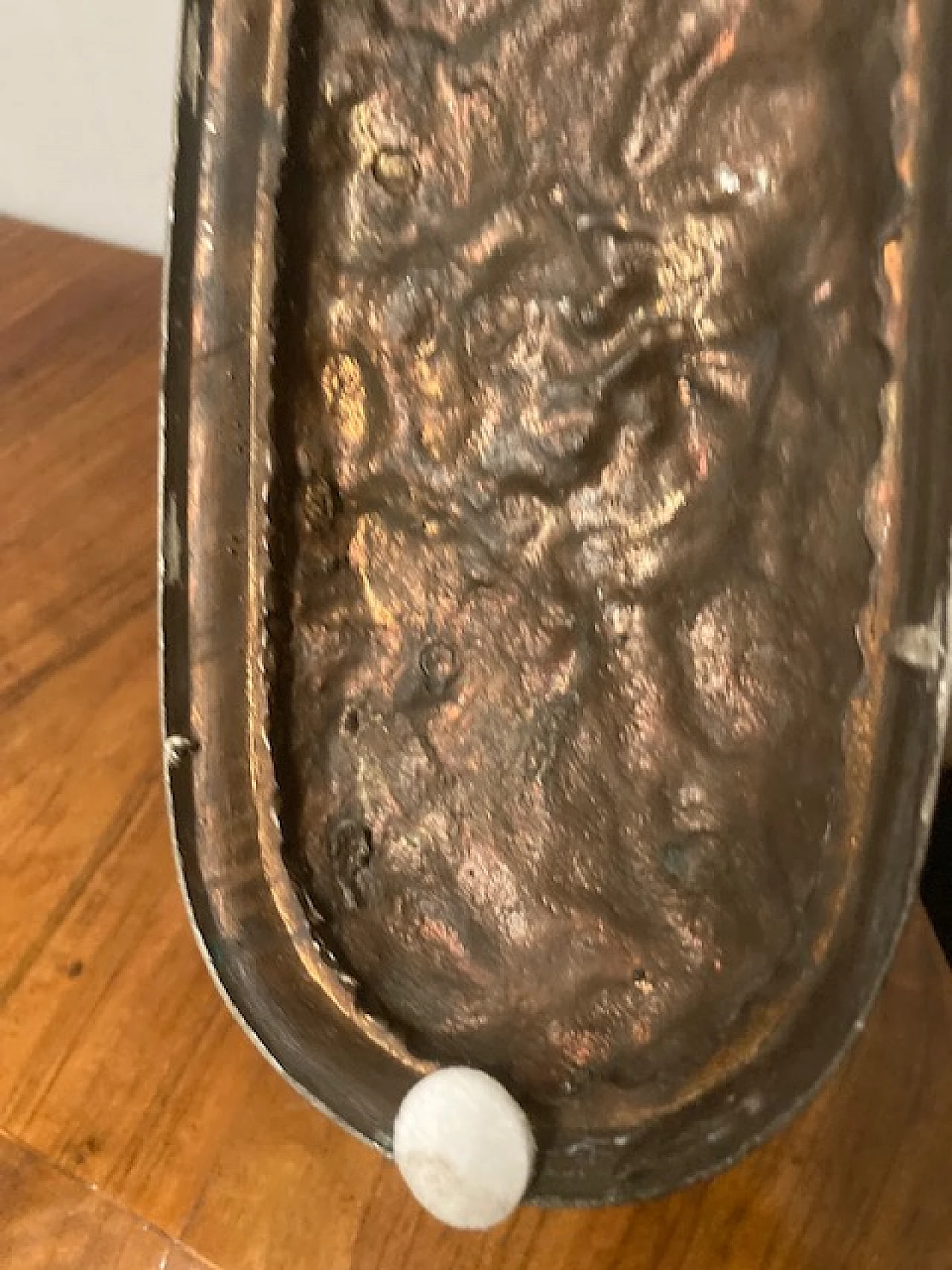 Scultura di cavallo e uomo in antimonio, fine '800 8