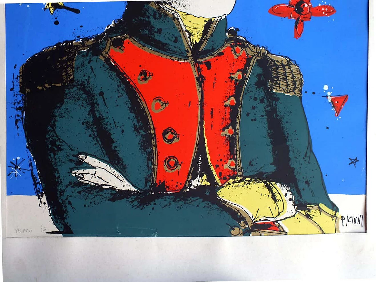 Gennaro Picinni, Napoleon, silkscreen print, 1970s 3