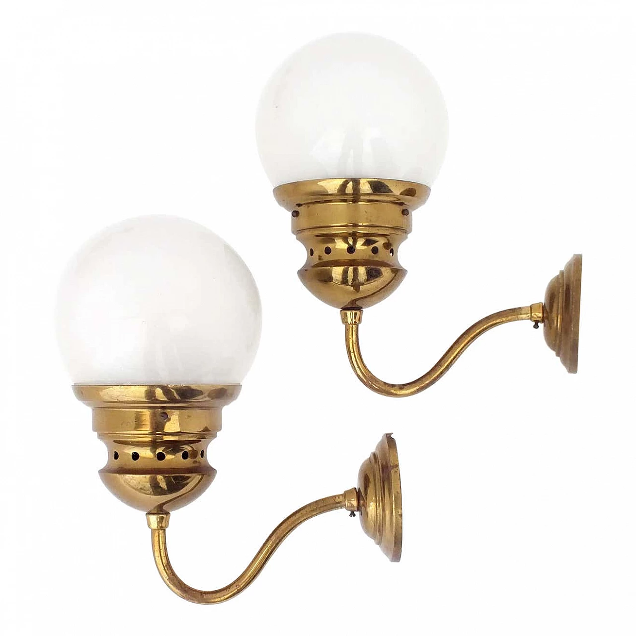 Pair of Lp1 Lamp sconces by Luigi Caccia Dominioni for Azucena, 1950s 1