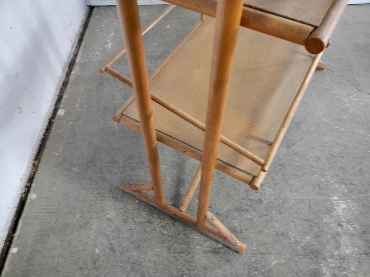 Bakery display stand made of bamboo and faesite, 1970s 9