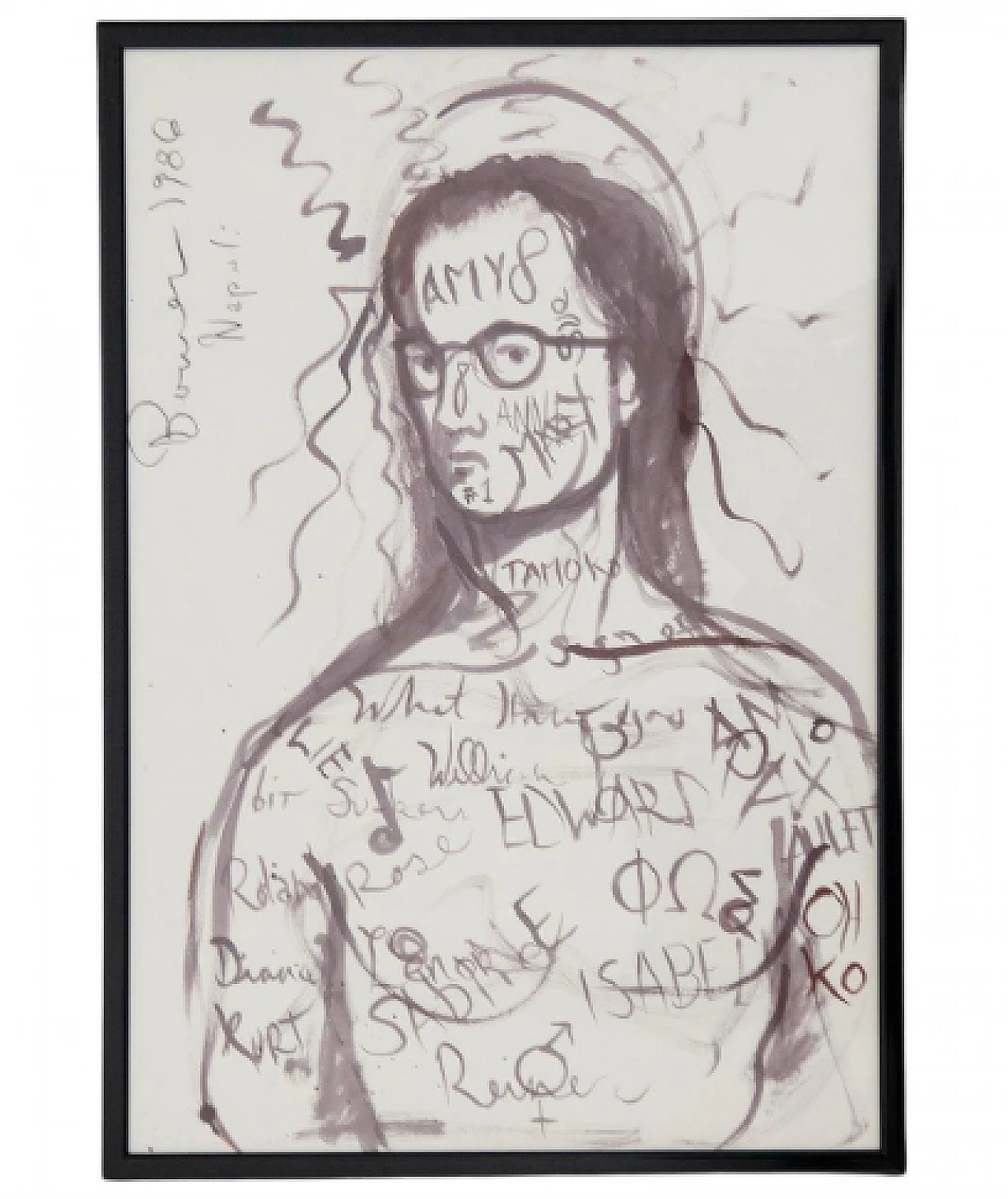 David Bowes, untitled, drawing on paper, 1986 1