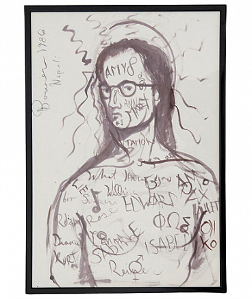 David Bowes, untitled, drawing on paper, 1986
