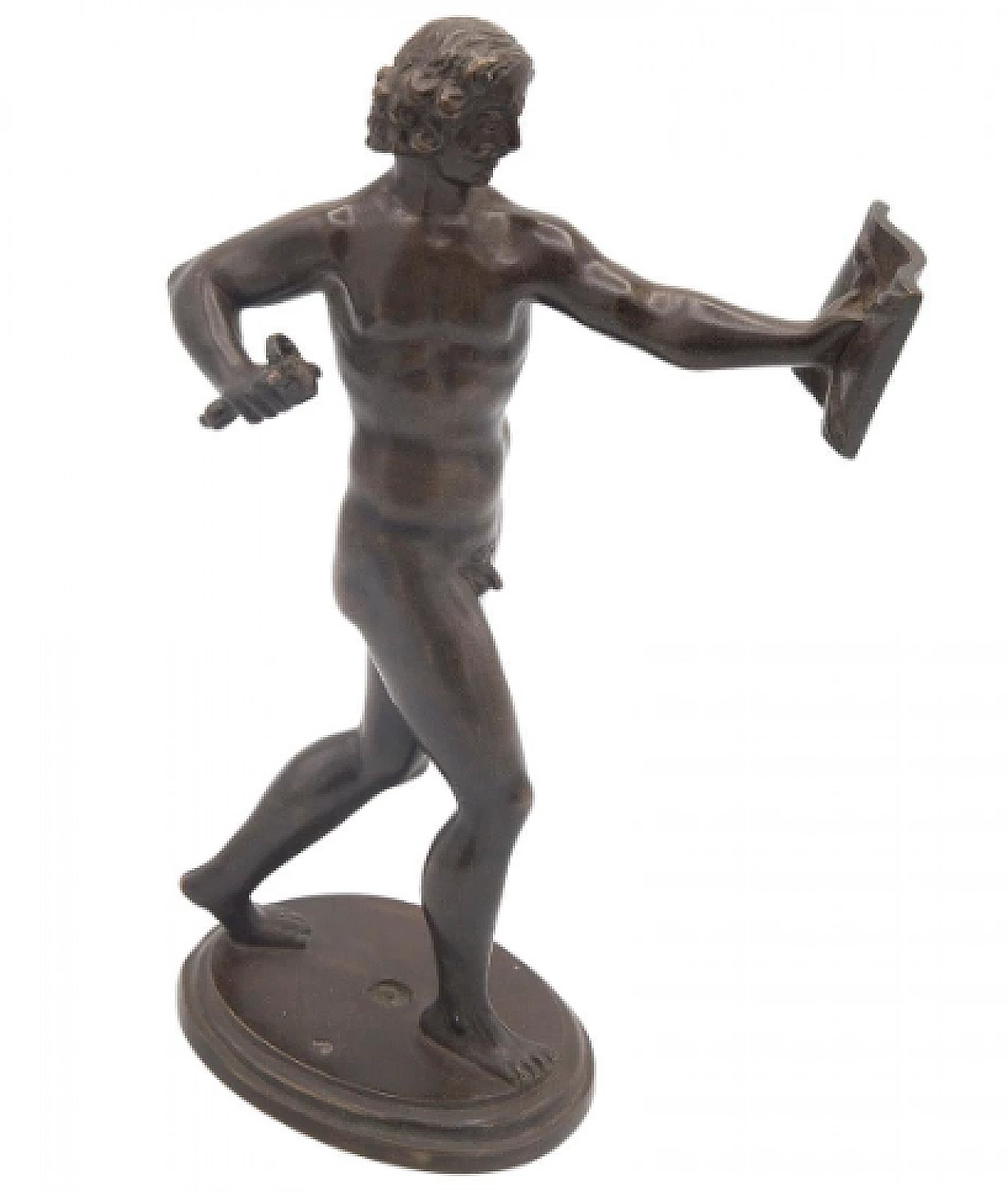 Scultura di guerriero in bronzo attribuita a Peisser e Labenwolf, '500 2