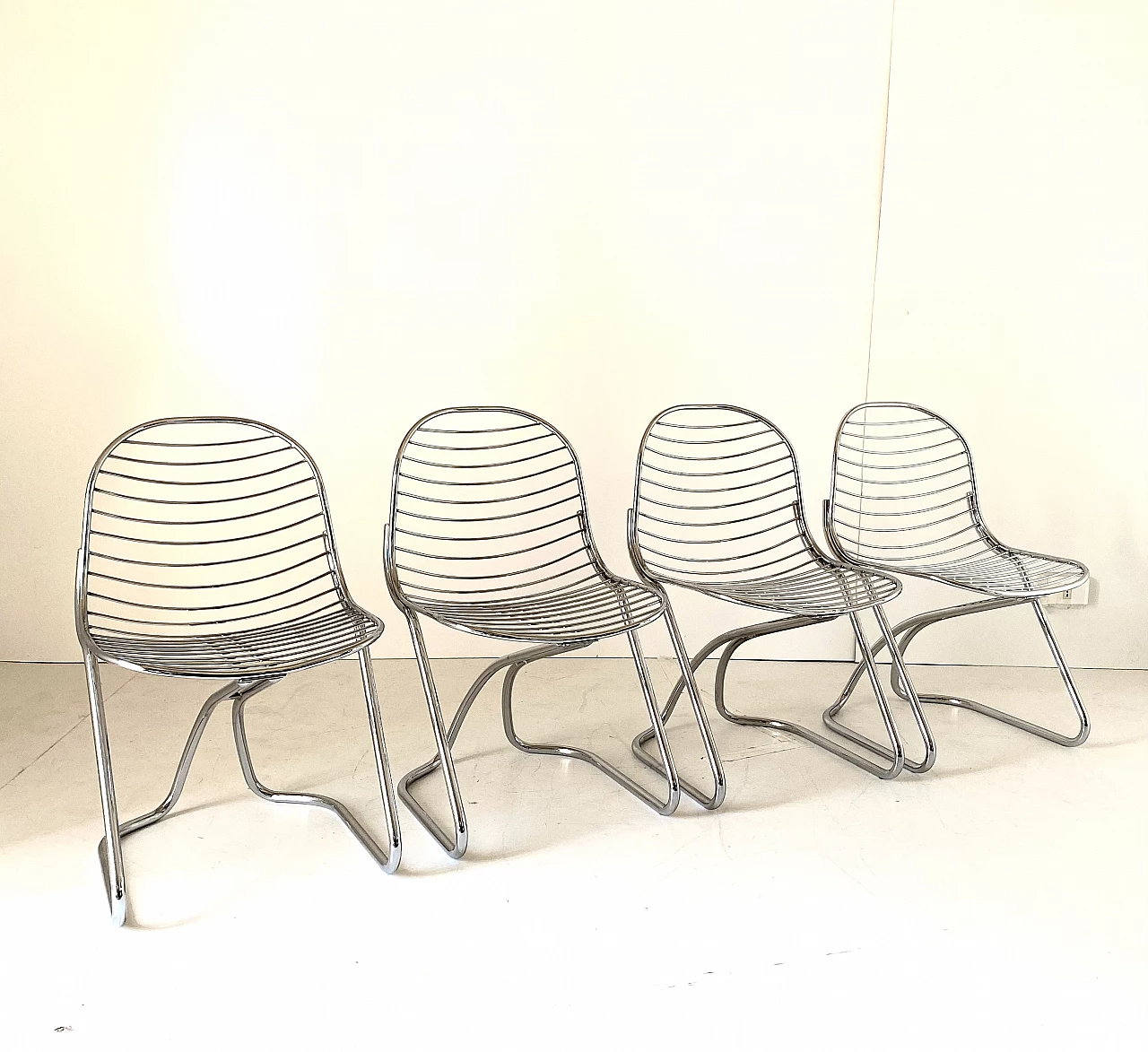 4 Living room chairs by Gastone Rinaldi for RIMA, 1970s 2