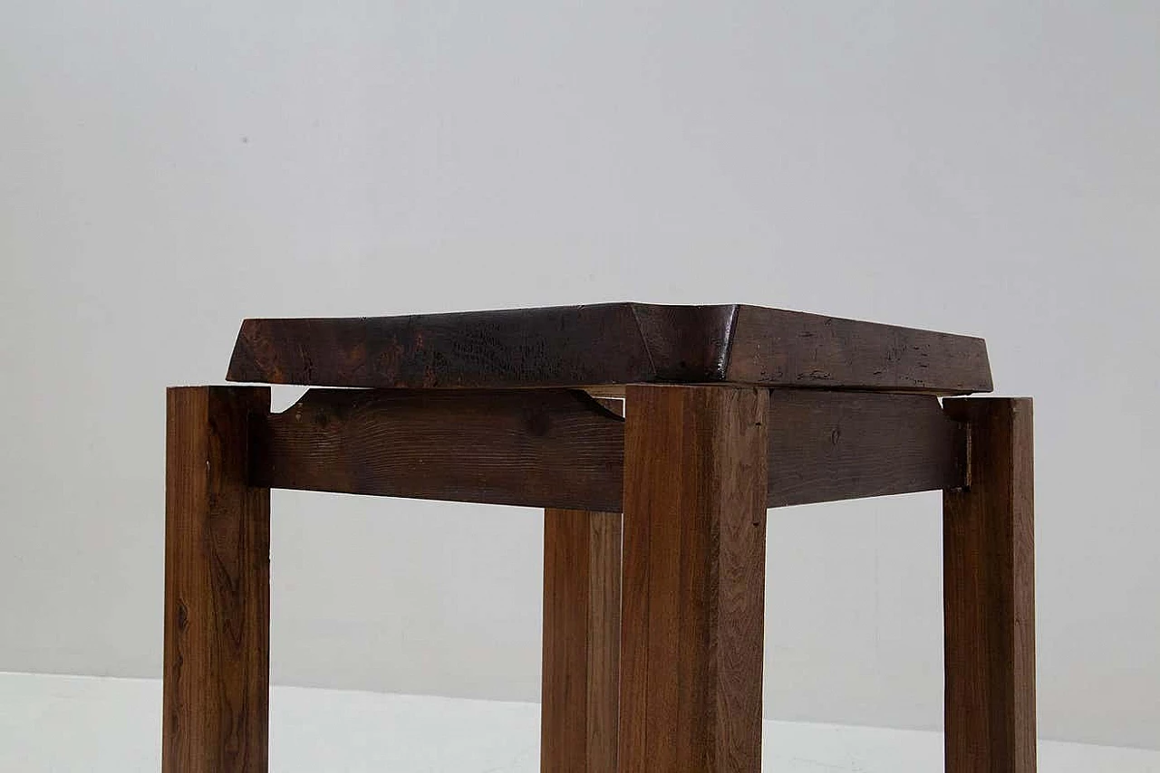 Gioco da tavolo brasiliano in legno massiccio, anni '50 1