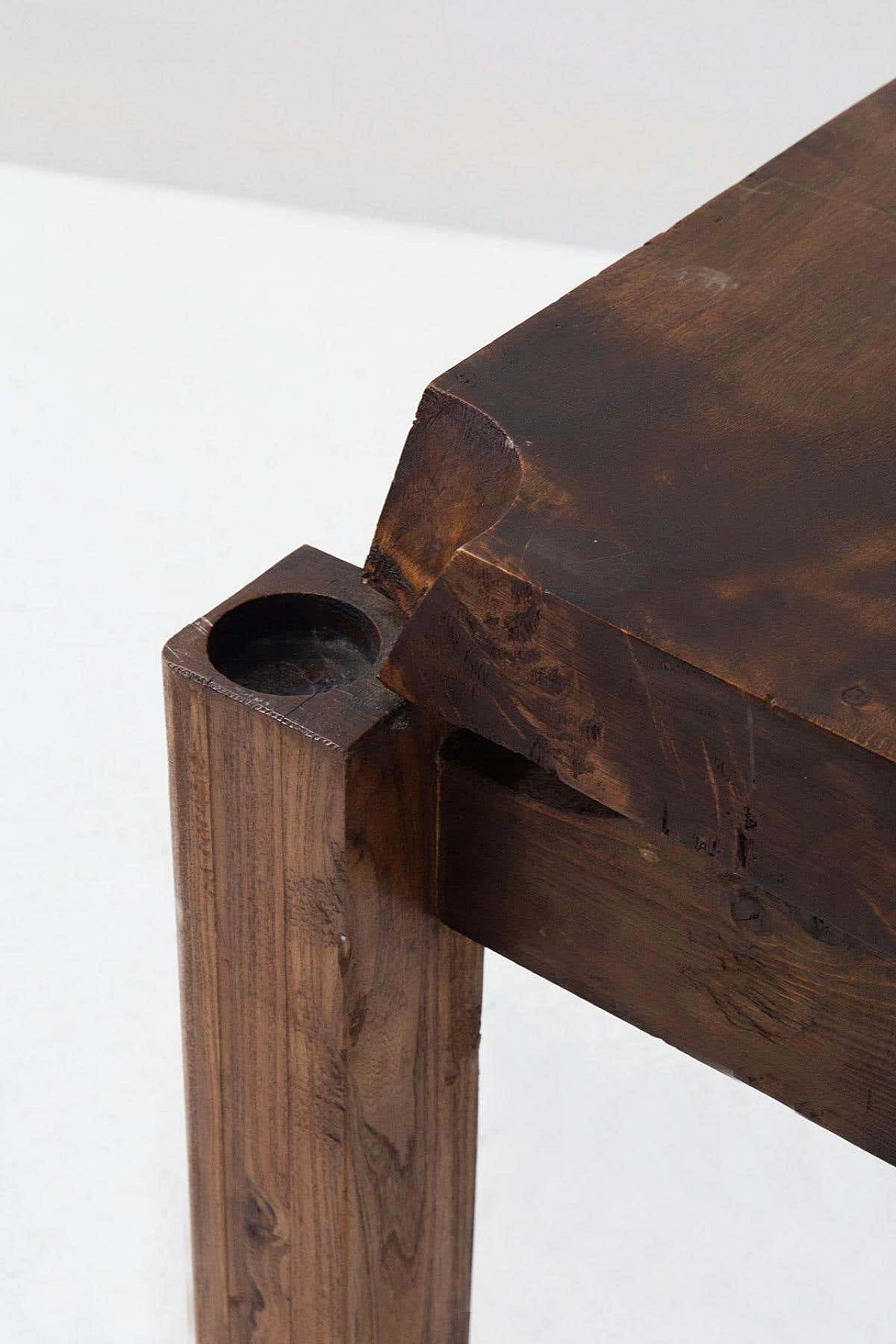 Brazilian solid wood board game, 1950s 3