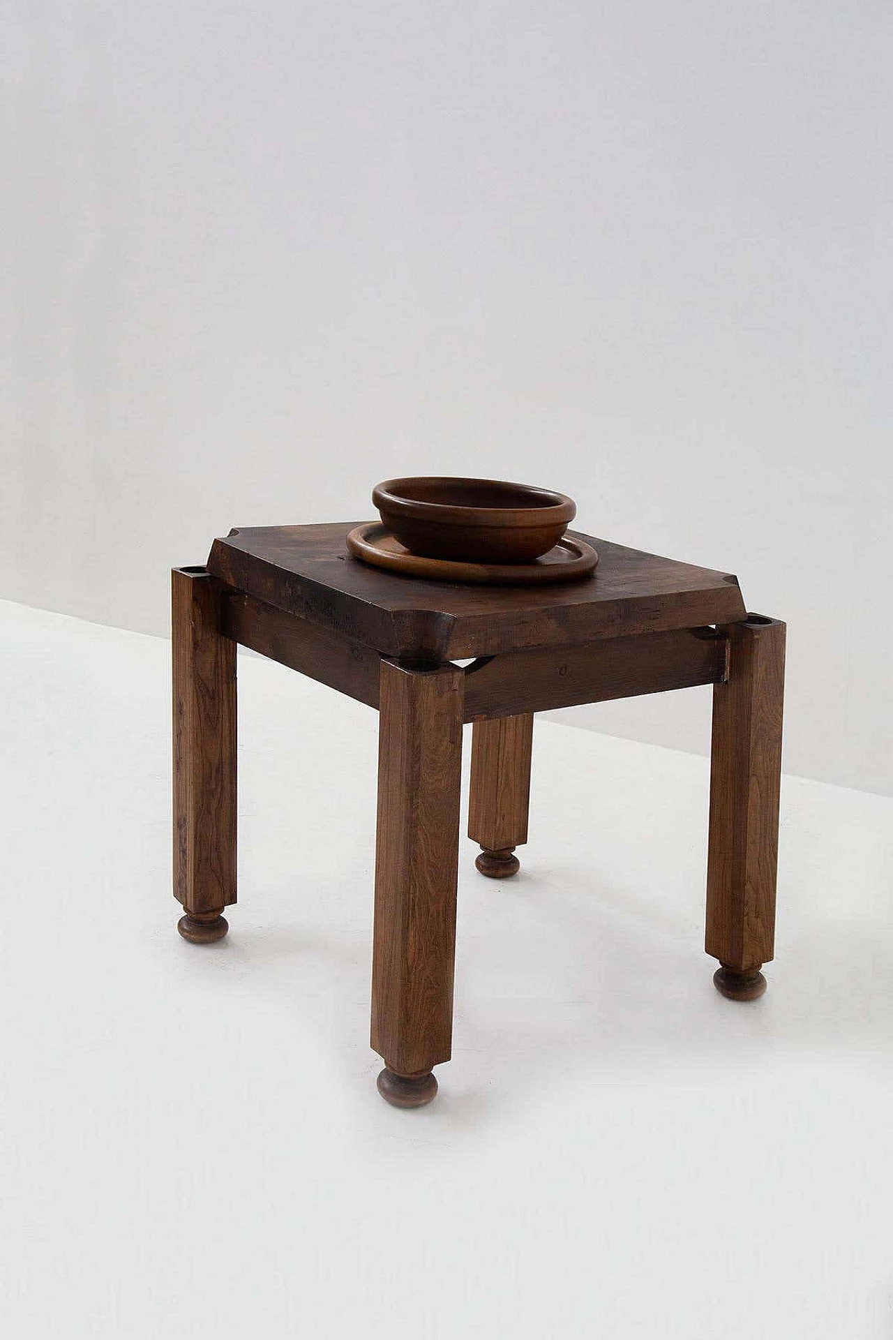 Gioco da tavolo brasiliano in legno massiccio, anni '50 4