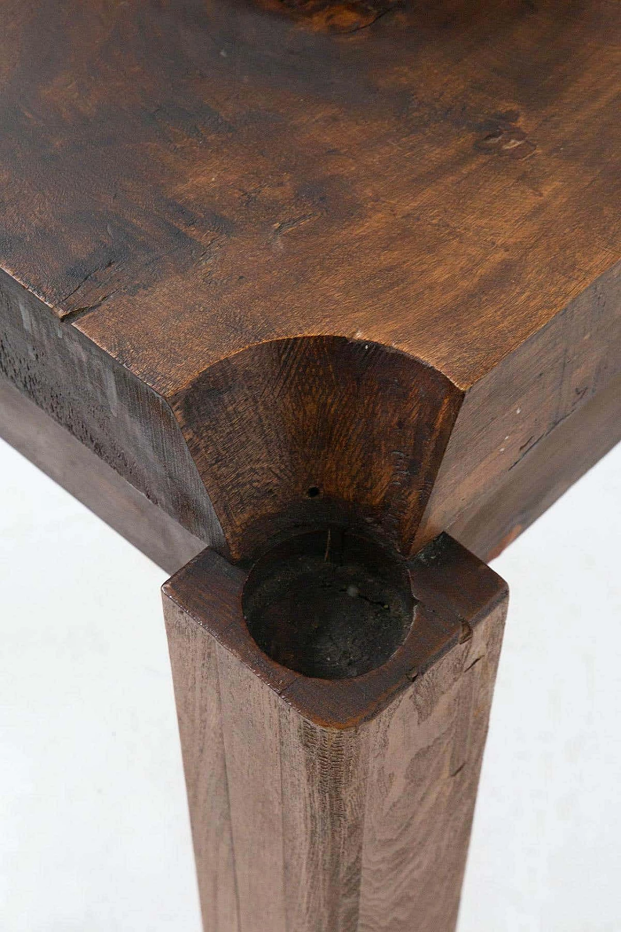 Gioco da tavolo brasiliano in legno massiccio, anni '50 5