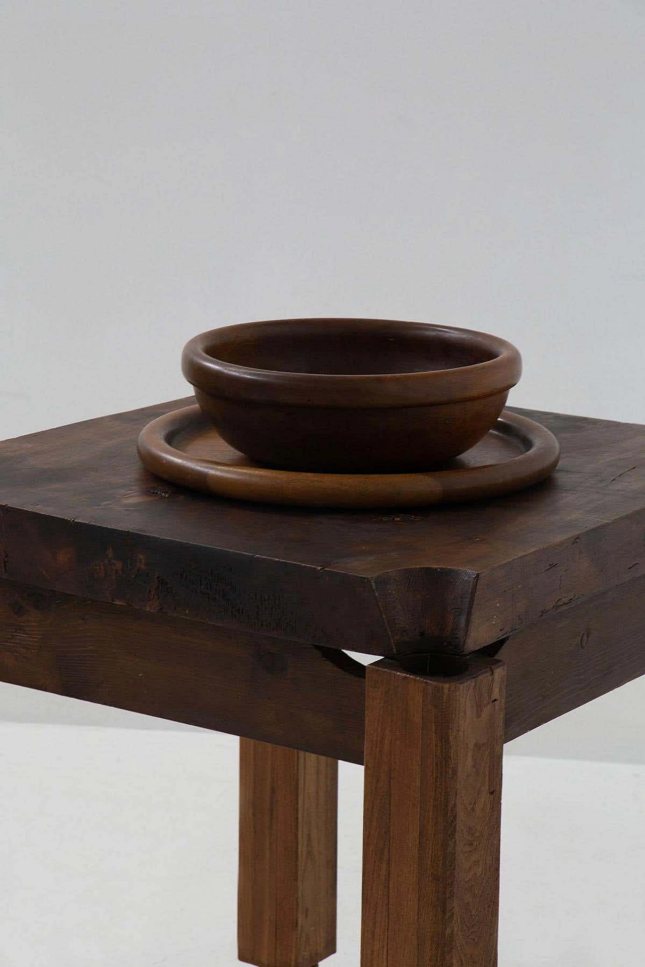 Brazilian solid wood board game, 1950s 6