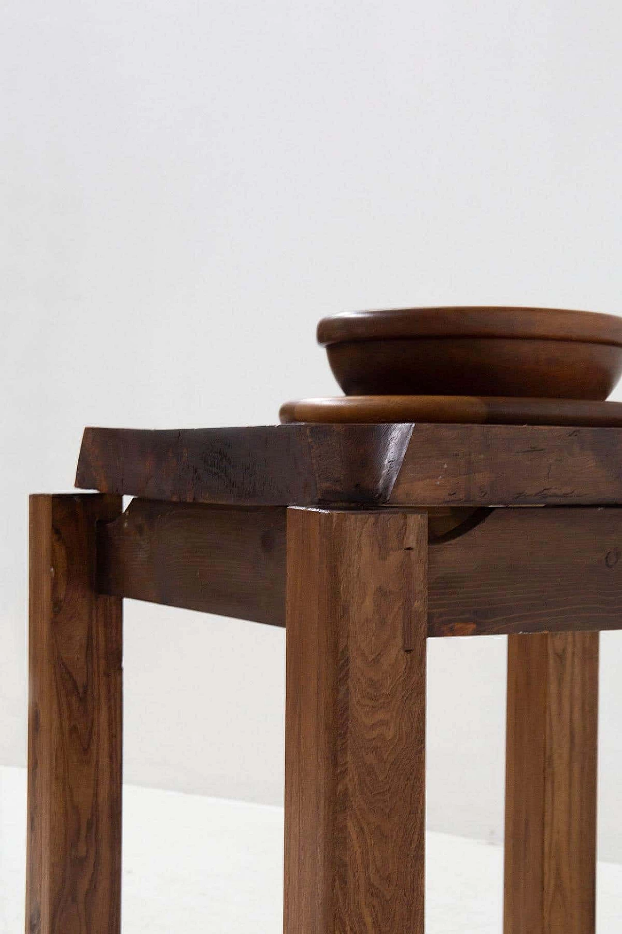 Gioco da tavolo brasiliano in legno massiccio, anni '50 8