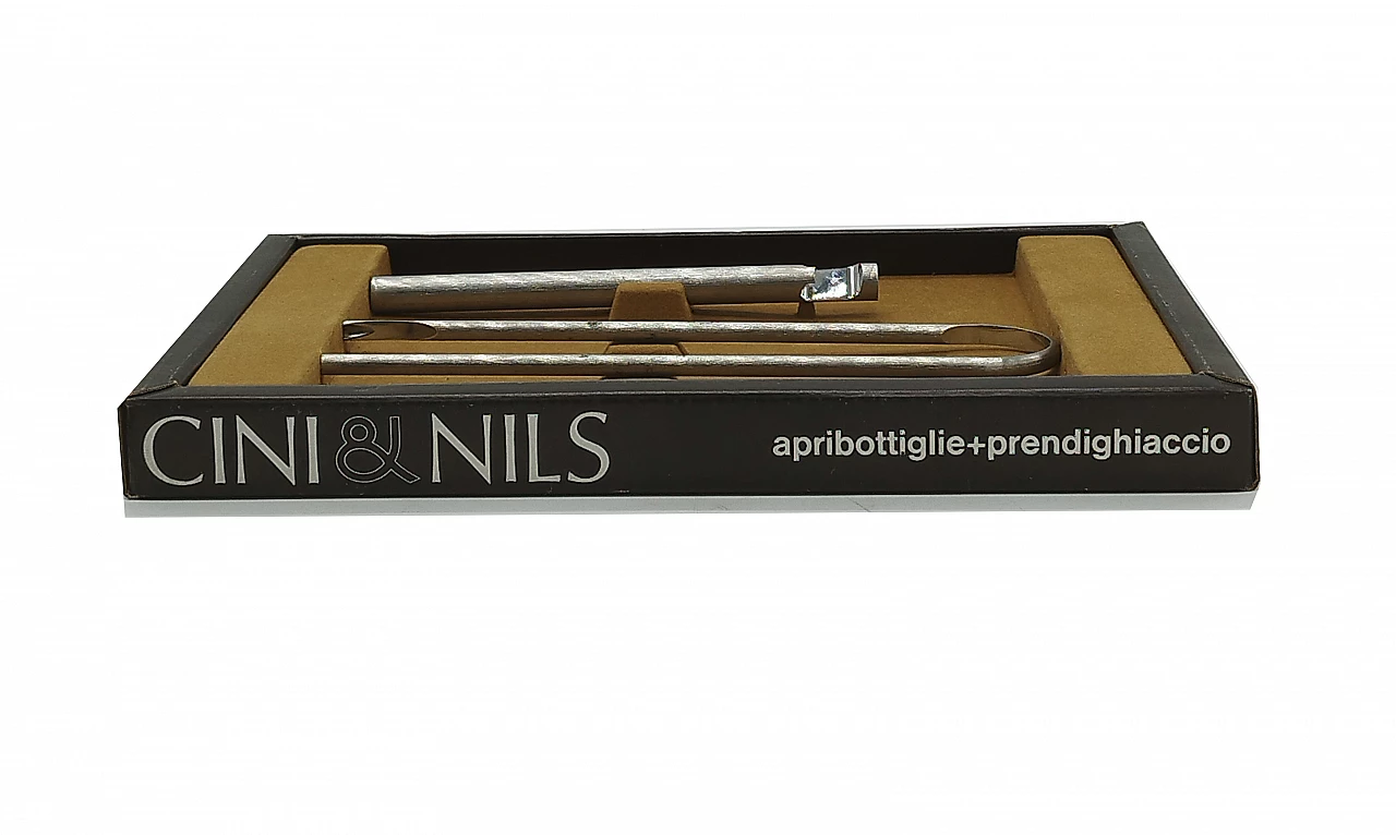 Ice tongs and bottle openers by Studio OPI for Cini & Nils, 1960s 3