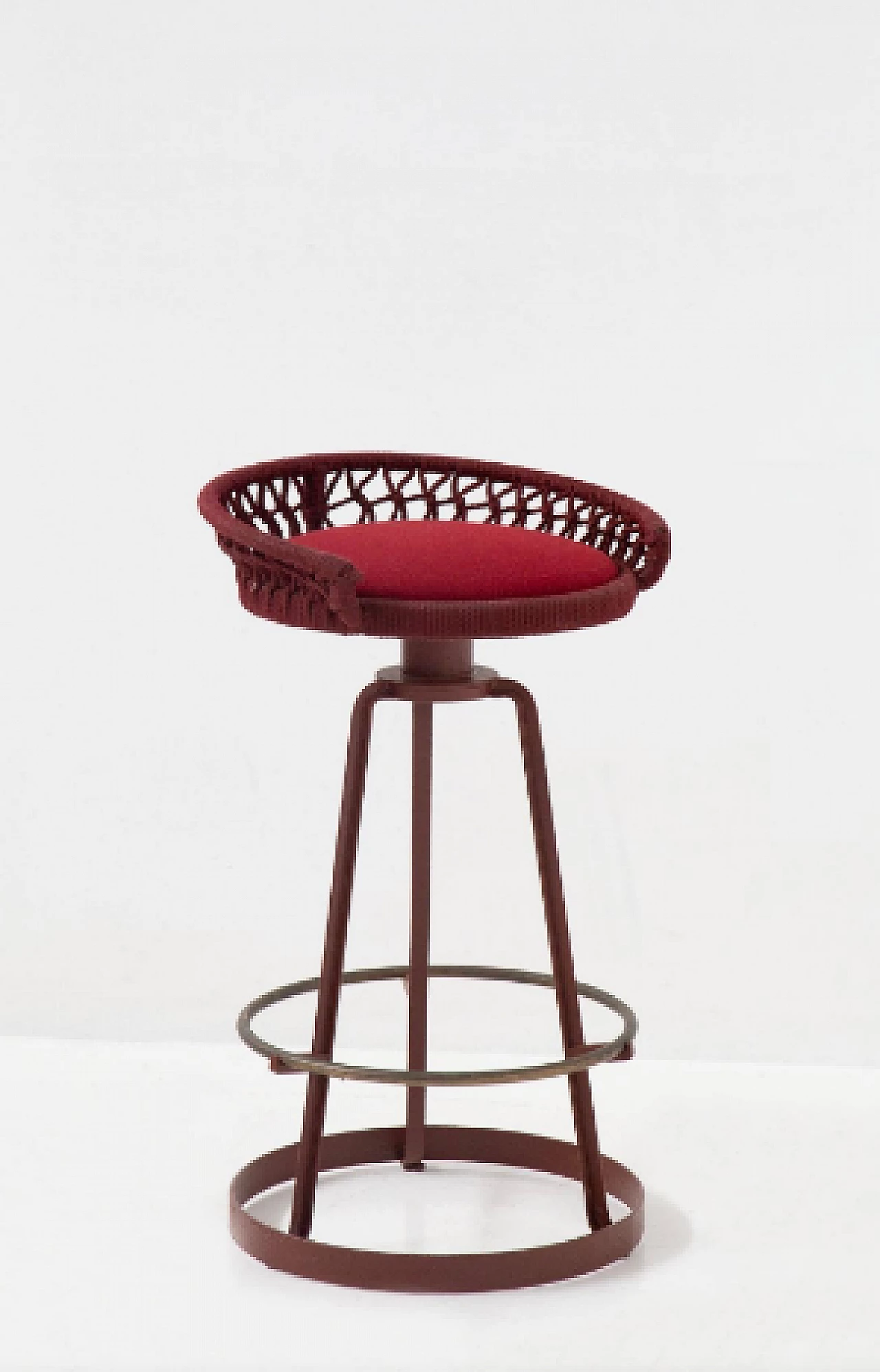 Coppia di sgabelli girevoli di Marzio Cecchi, anni '70 4