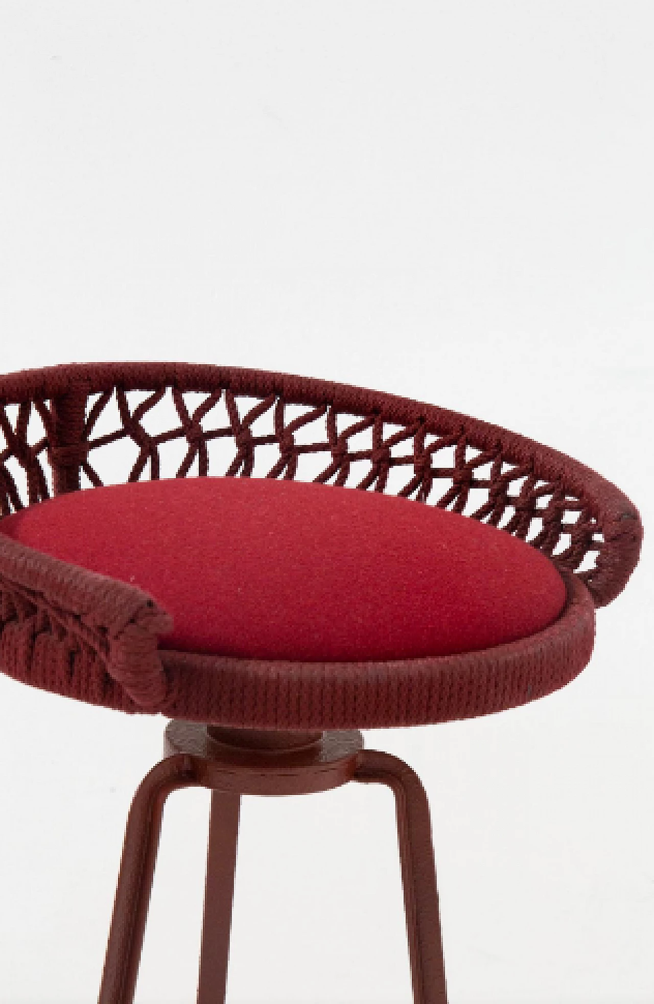 Coppia di sgabelli girevoli di Marzio Cecchi, anni '70 7