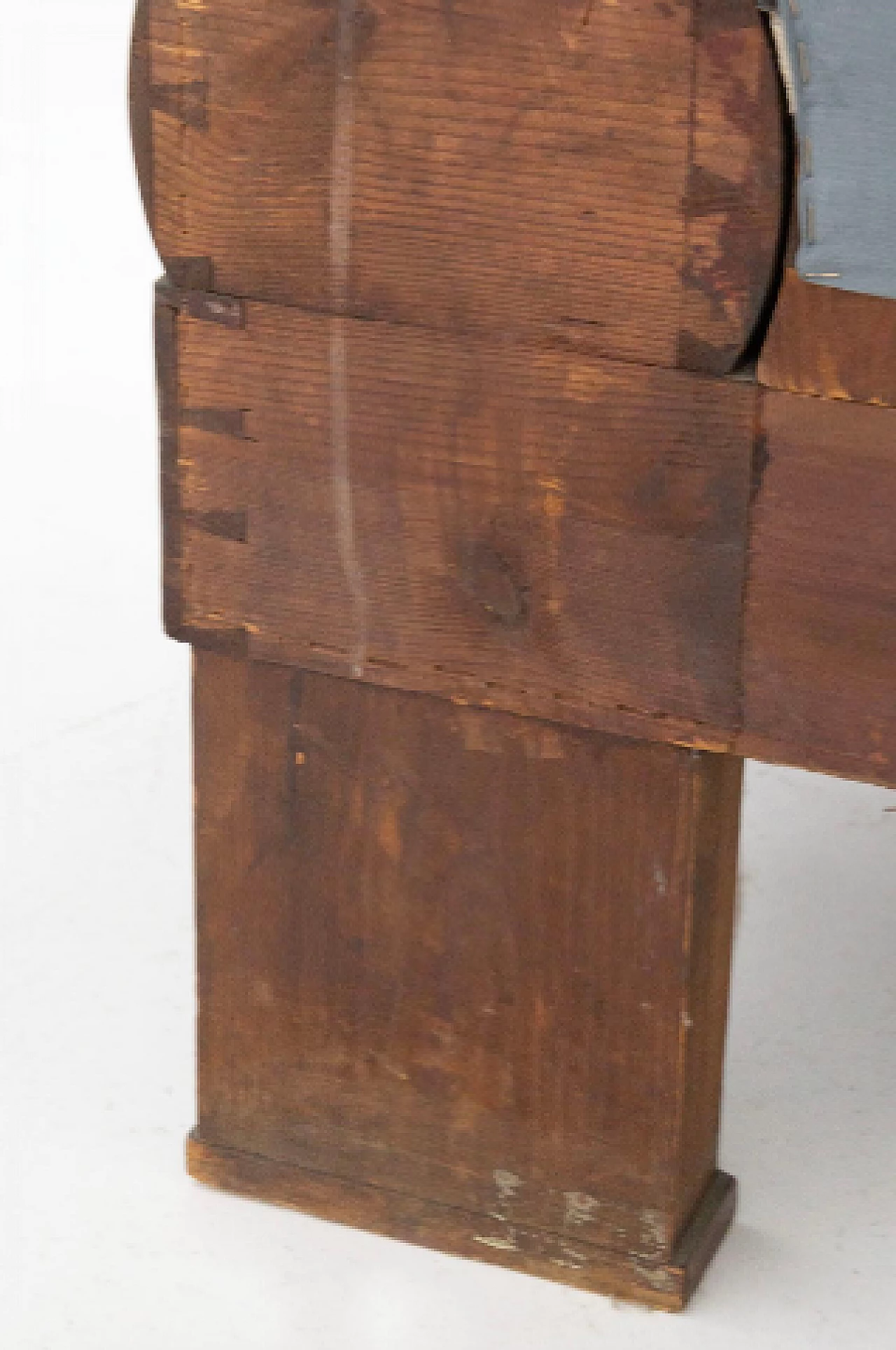 Biedermeier style carved wood and velvet sofa, early 20th century 13