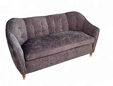 Gray fabric sofa by Gio Ponti for Casa & Giardino, 1950s