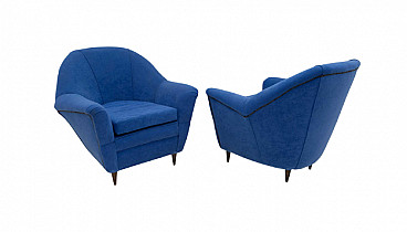 Pair of armchairs by Ico Parisi for Ariberto Colombo, 1950s