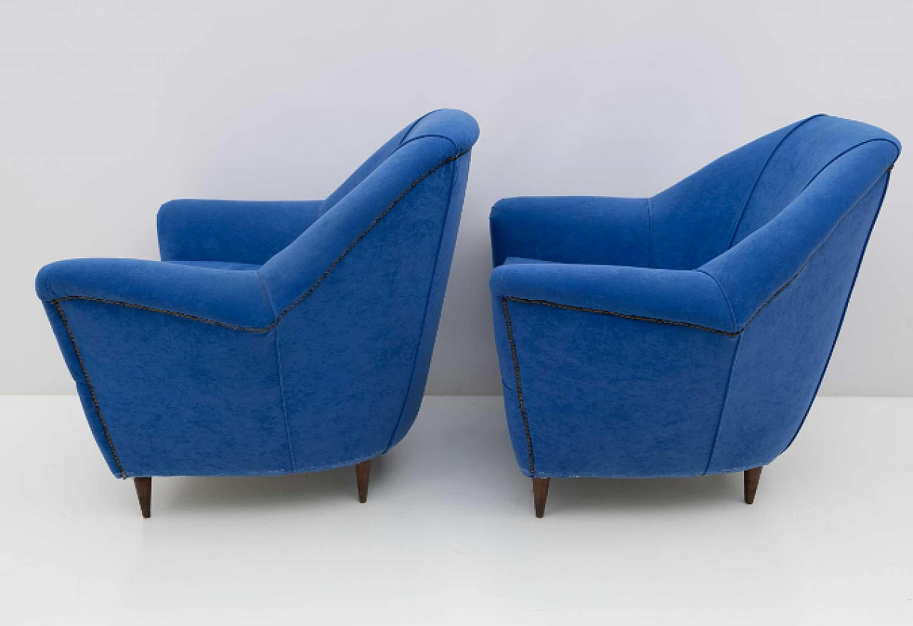 Pair of armchairs by Ico Parisi for Ariberto Colombo, 1950s 5