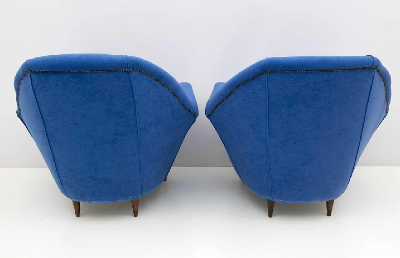 Pair of armchairs by Ico Parisi for Ariberto Colombo, 1950s 8