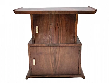 Black walnut sideboard in the style of Emilio Lancia, 1930s