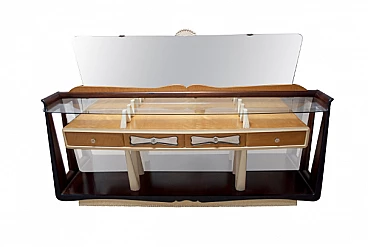 Consolle con specchio attribuita a Osvaldo Borsani, anni '50